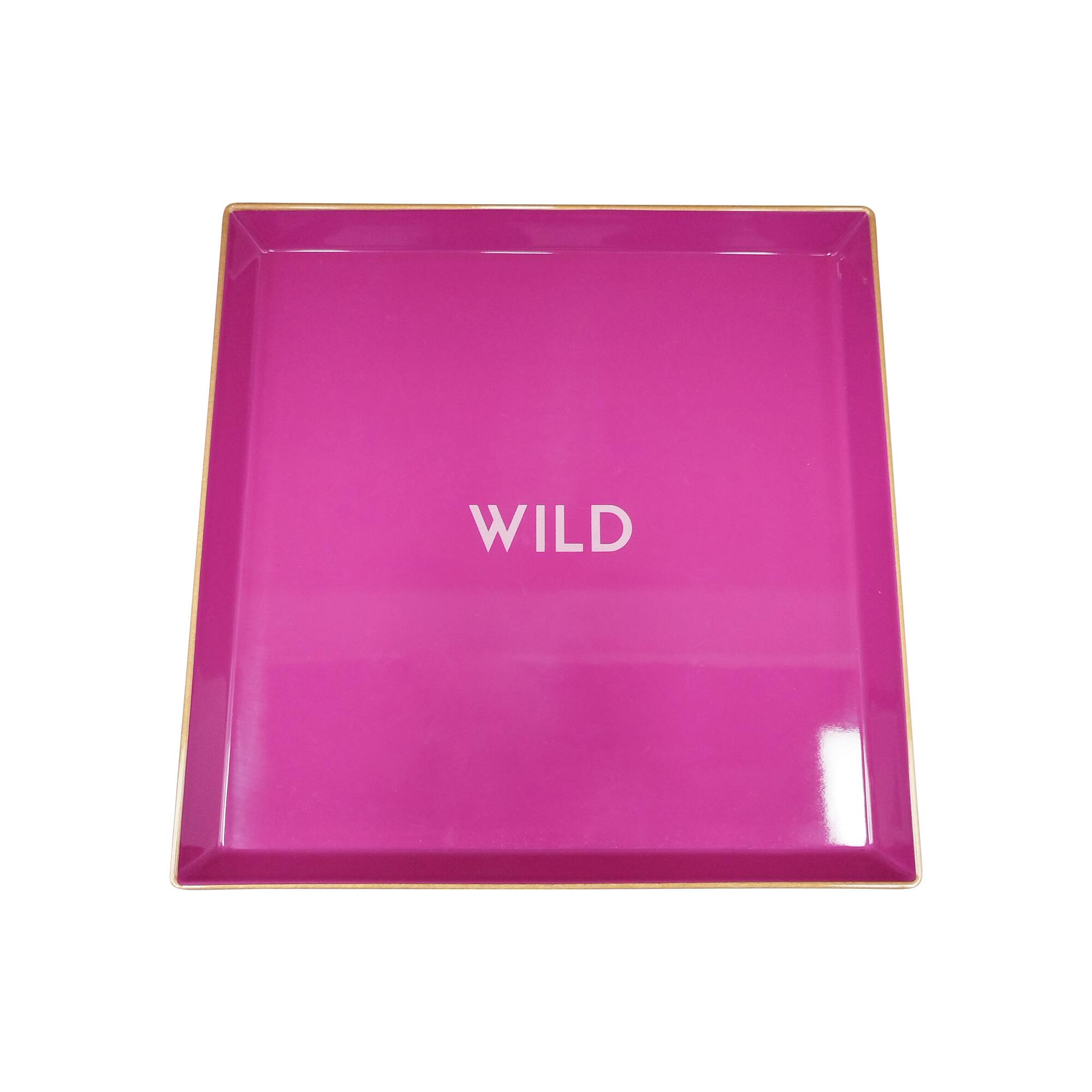 Pink Jungle 11" Wild Square Melamine Tray by Celebrate It™